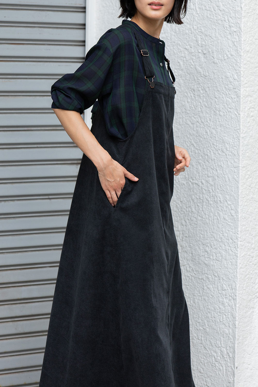 Munich ナノコーデュロイジャンパースカート【MN252N68】