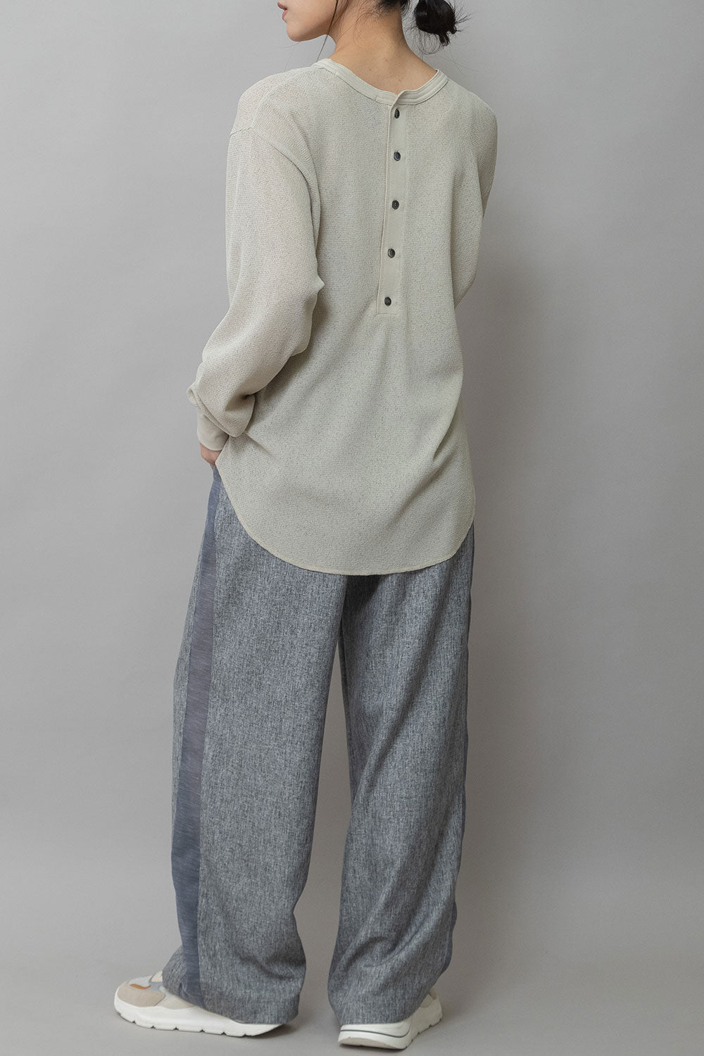 Munich シアーワッフルバックヘンリーネックプルオーバー【MN261U06】