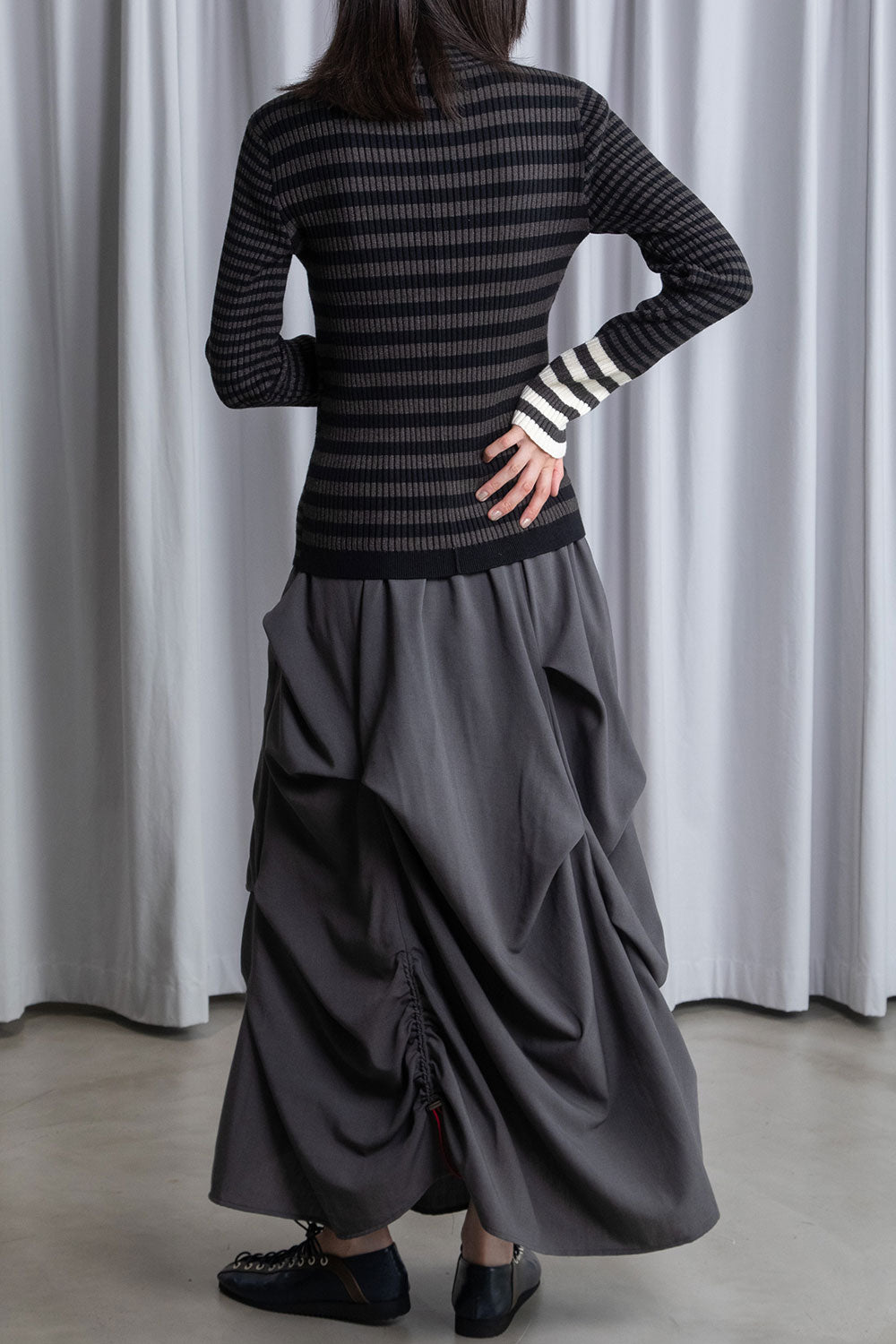 MARECHAL TERRE ボーダータートルニット【ZMT256KN614】