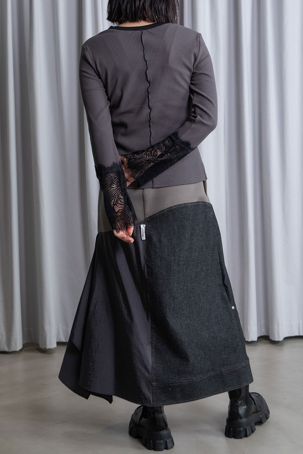 MARECHAL TERRE 袖レースリブインナートップス【ZMT261CT760】