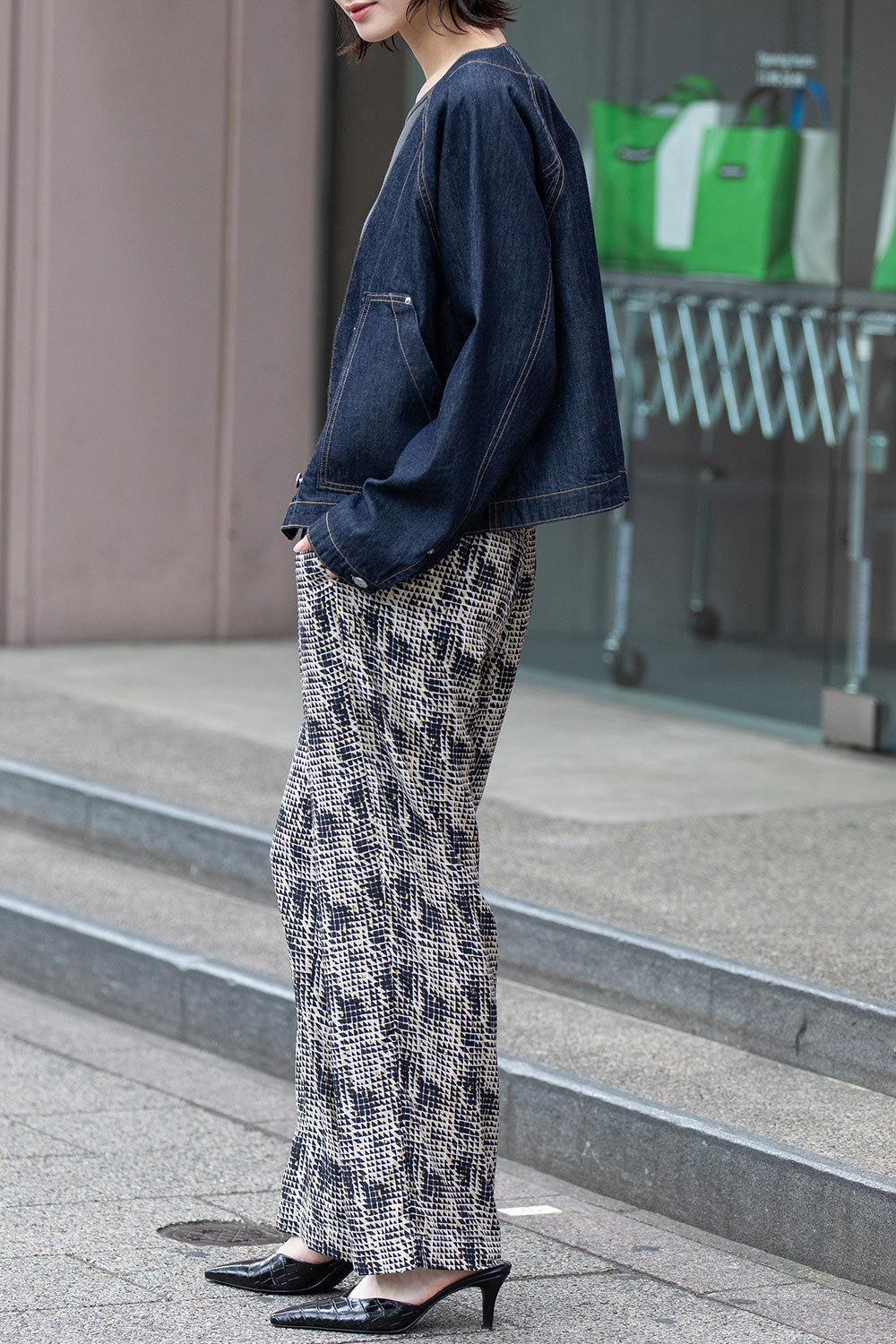 Munich コットンリヨセルデニムコンパクトジャケット【MN261B09】