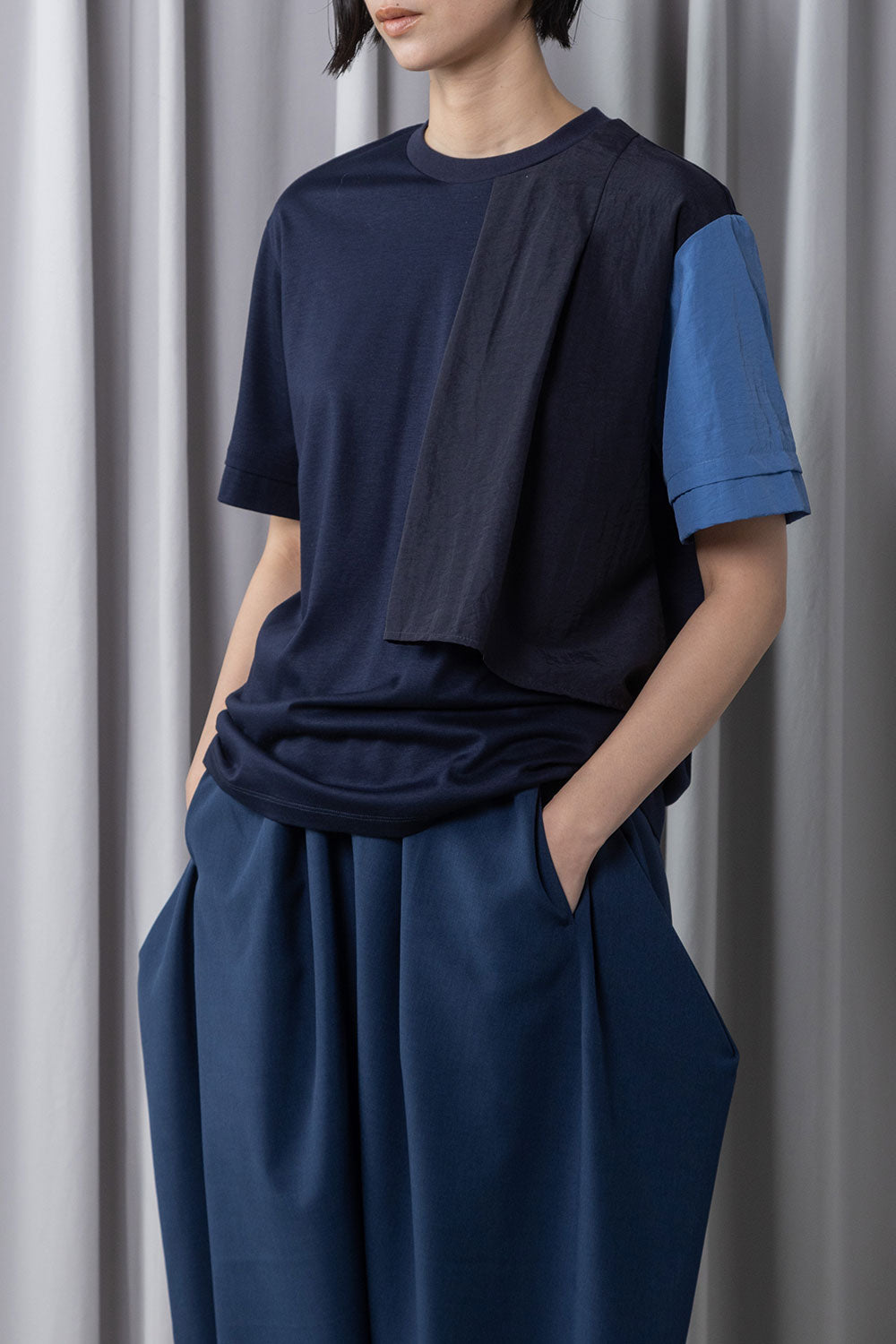 MARECHAL TERRE コンビネーションデザインTシャツ【ZMT262CT138】