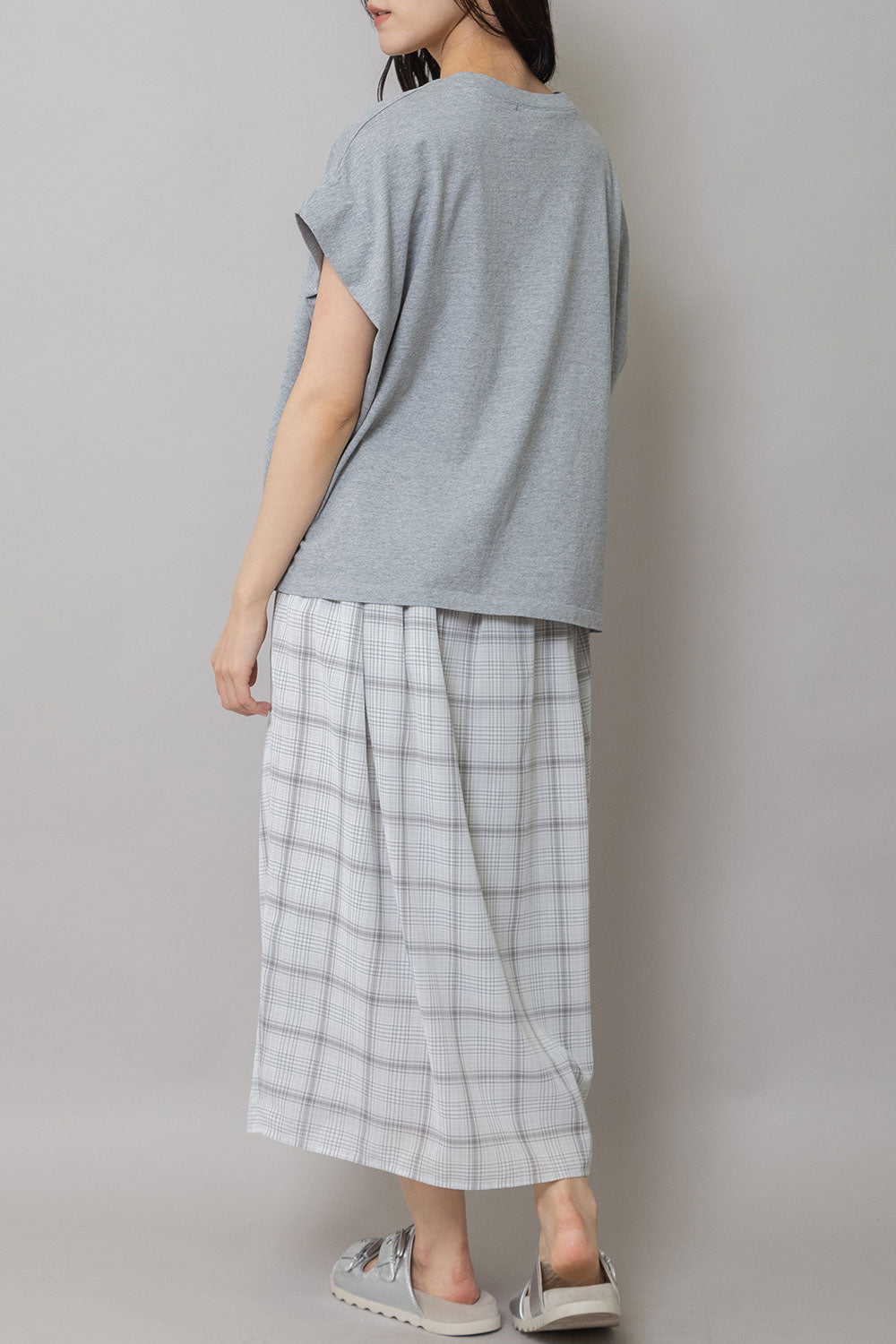 Munich "The Plum"ロゴプリントタックスリーブTシャツ【MN261U34】
