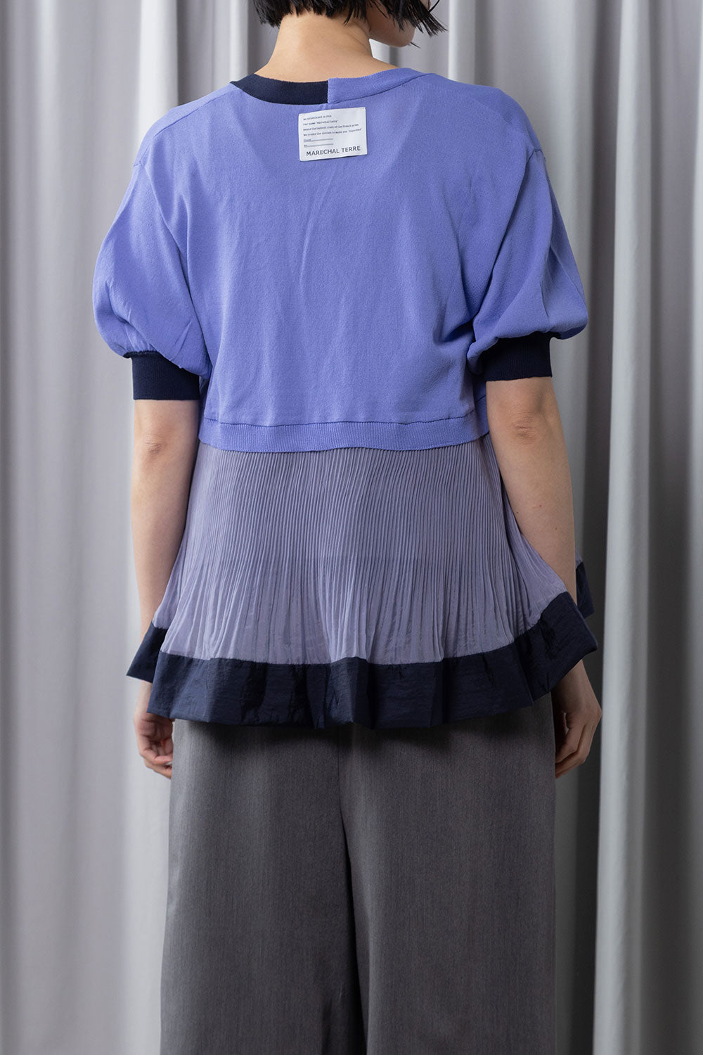 MARECHAL TERRE 裾プリーツニットカーディガン【ZMT262KN106】