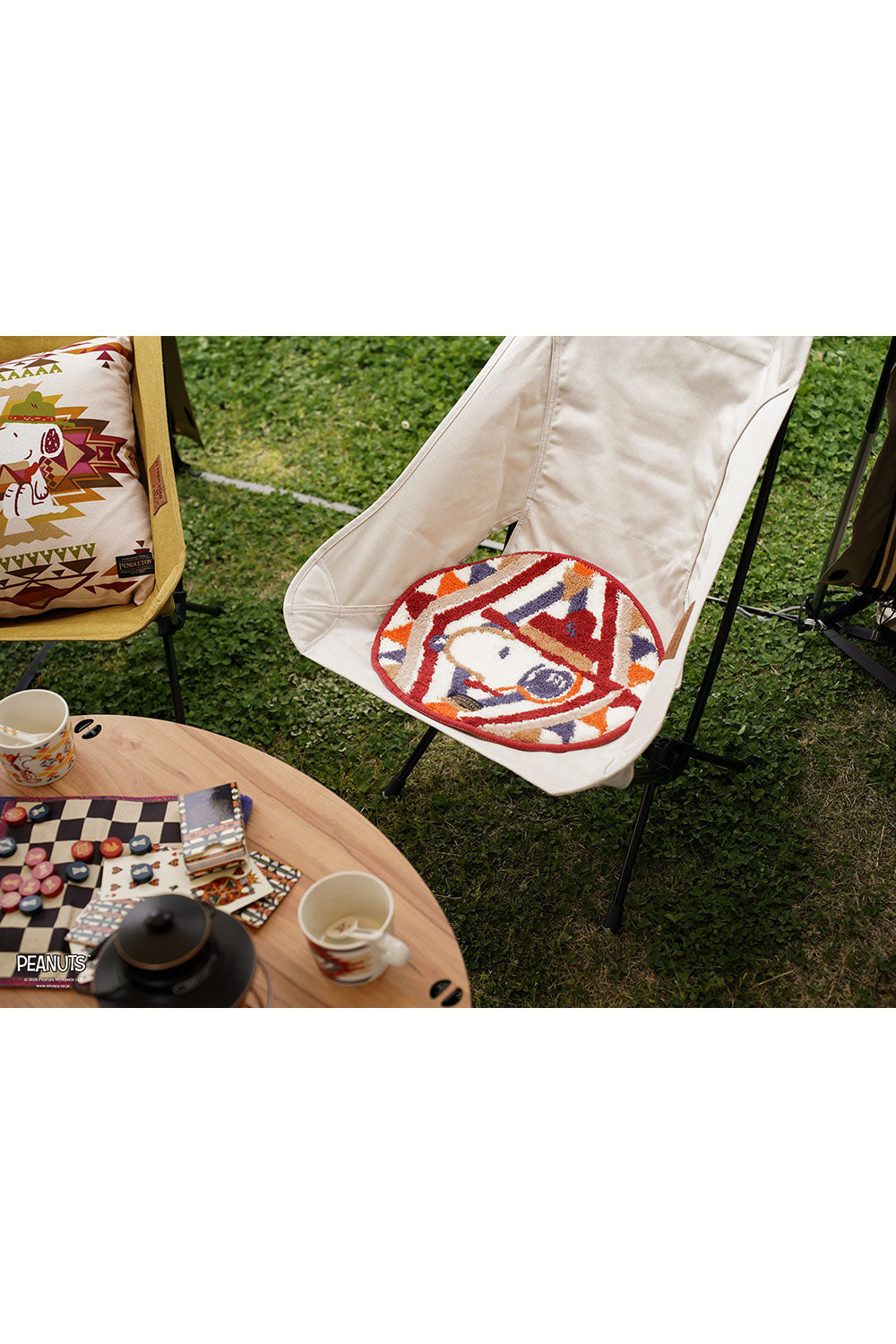 <PENDLETON×PEANUTS> Tufting Chair Mat