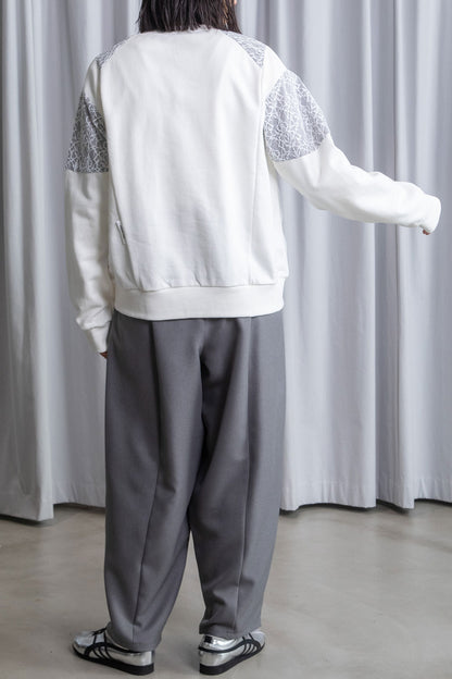 MARECHAL TERRE レース切替えスウェットトップス【ZMT261CT759】