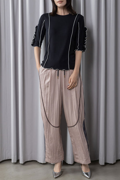 MARECHAL TERRE ラッフル袖インナートップス【ZMT262CT112】