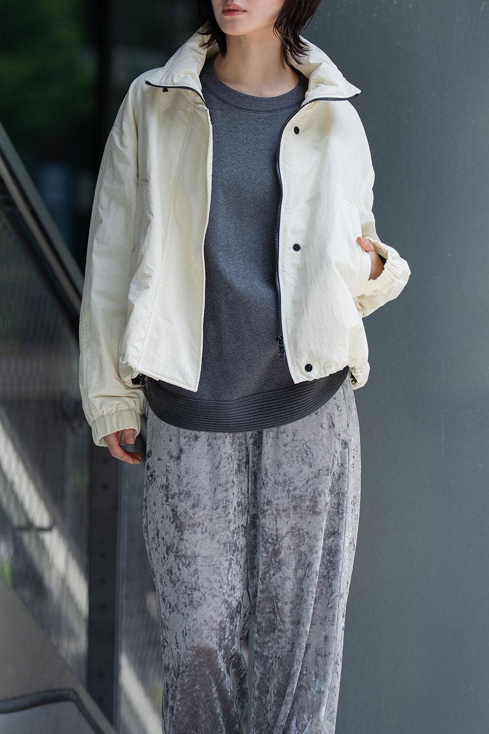 Munich ナイロンコットンタッサー×Octaボンバージャケット【MN252B64】