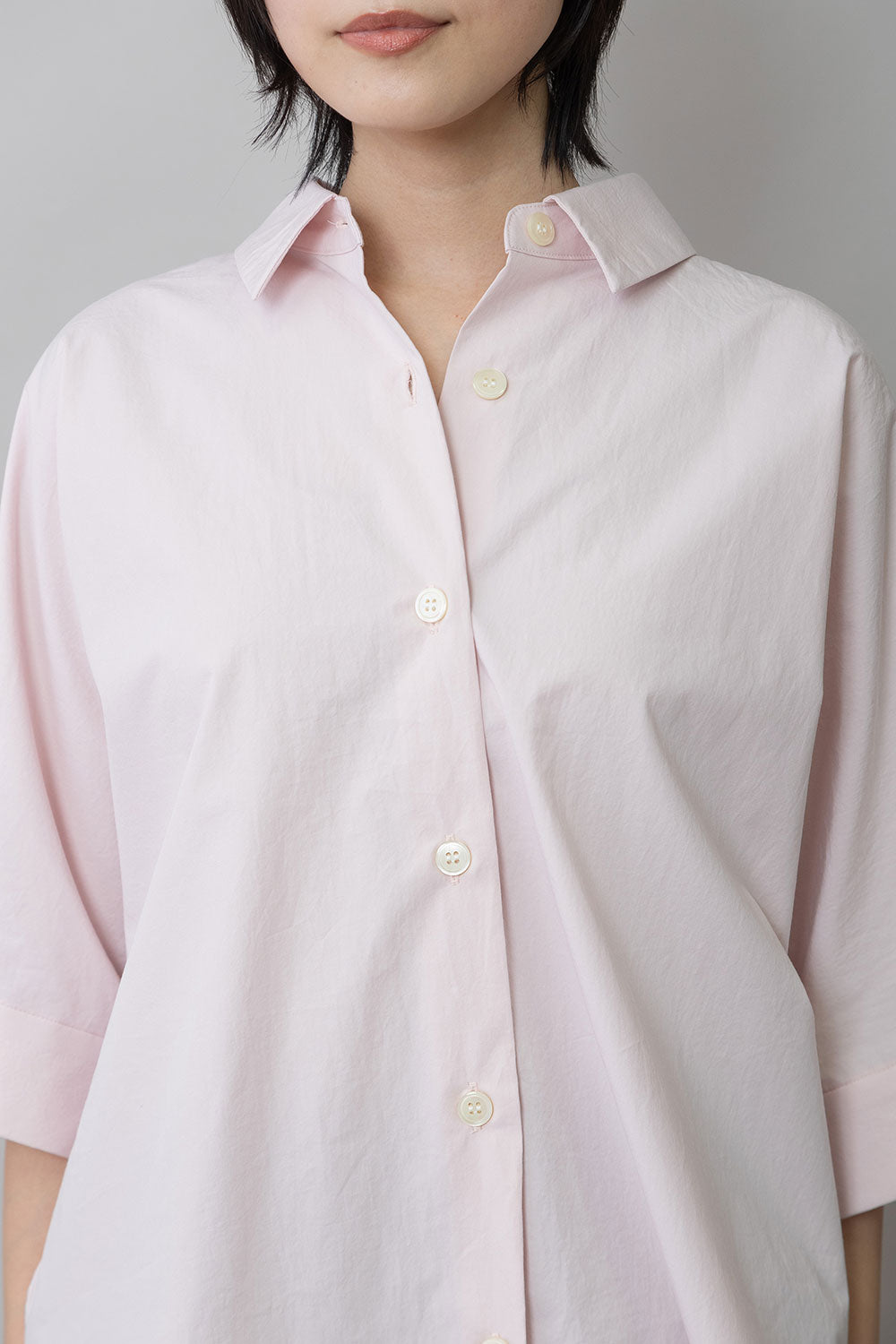 Munich オーガニックコットンタイプライターハーフスリーブシャツ【MN261T44】