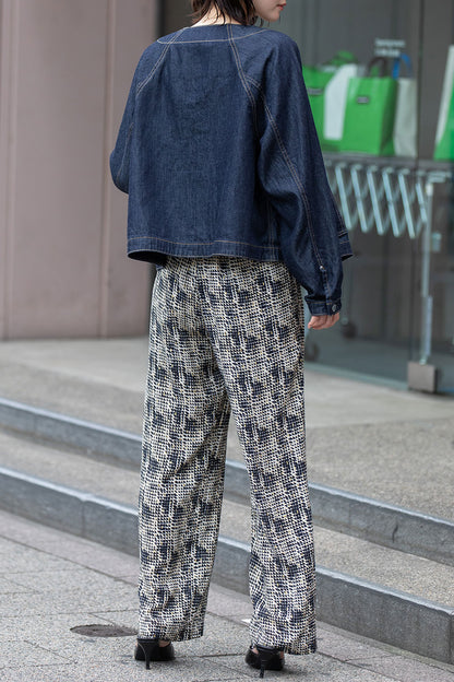 Munich コットンリヨセルデニムコンパクトジャケット【MN261B09】