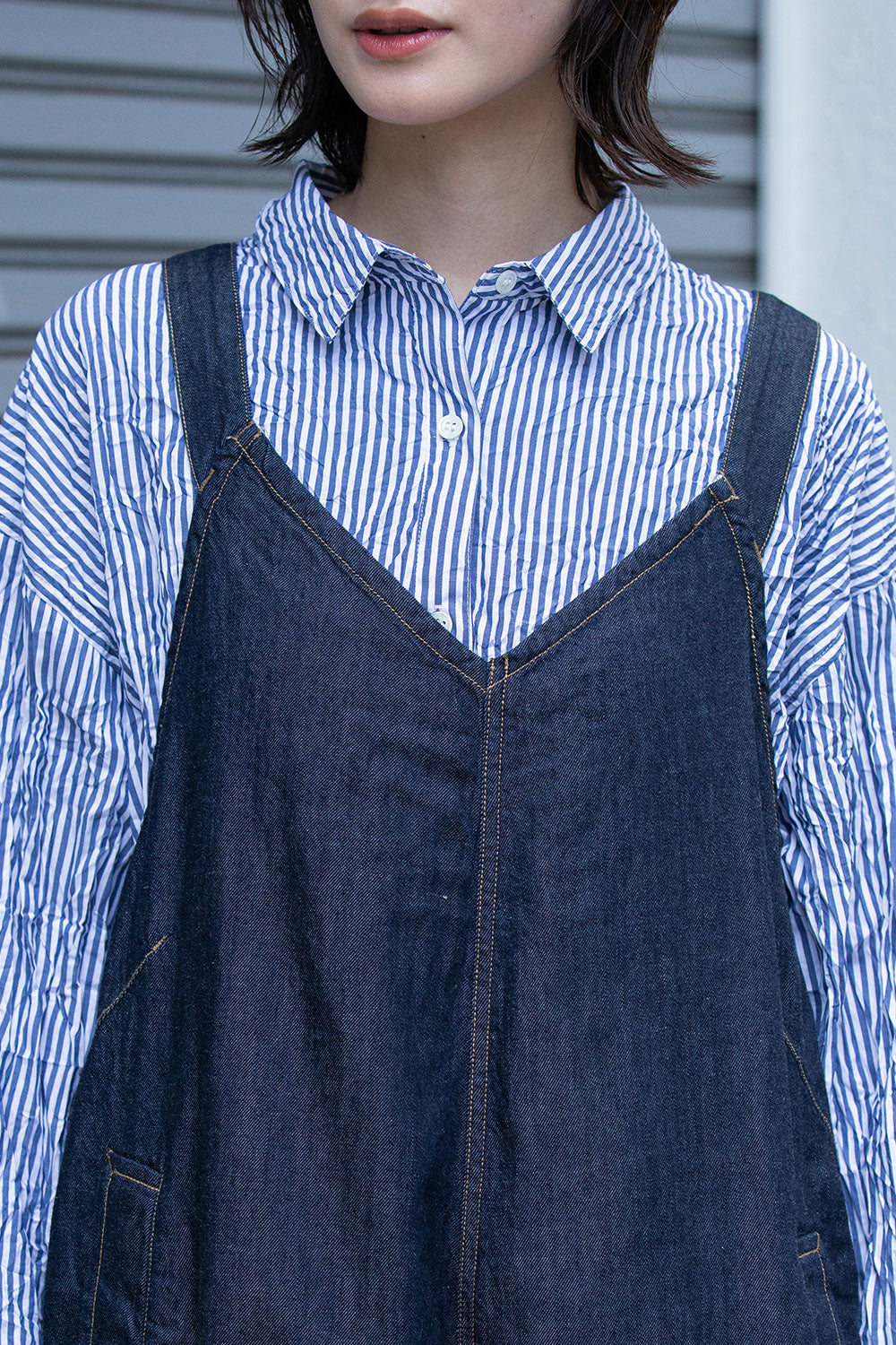 Munich コットンリヨセルデニムコンビネゾン【MN261N11】