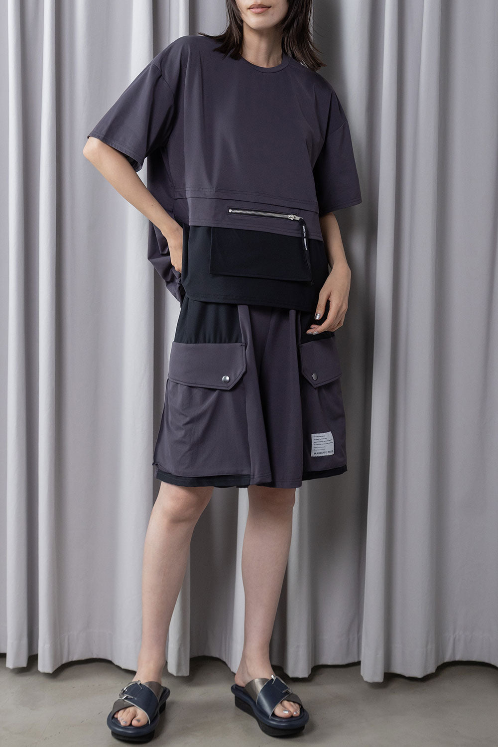 MARECHAL TERRE ラッシュガードポケットTシャツ【ZMT262CT132】