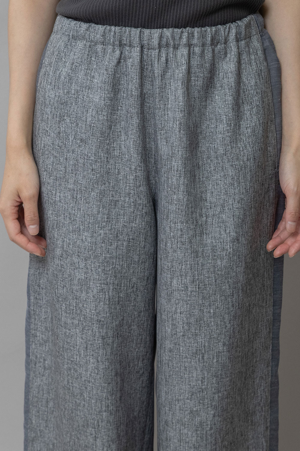 Munich ツイード調ツイル×メッシュサイドストライプパンツ【MN261P24】