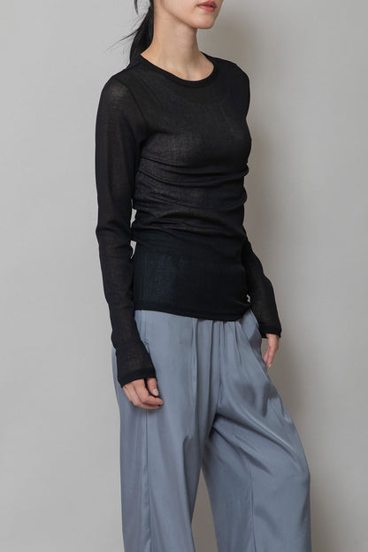 Munich シアークルーネックプルオーバー【MN251U13】