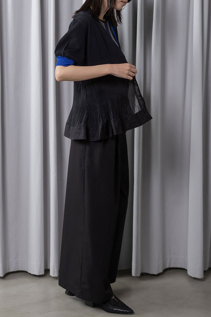 MARECHAL TERRE 裾プリーツニットカーディガン【ZMT262KN106】