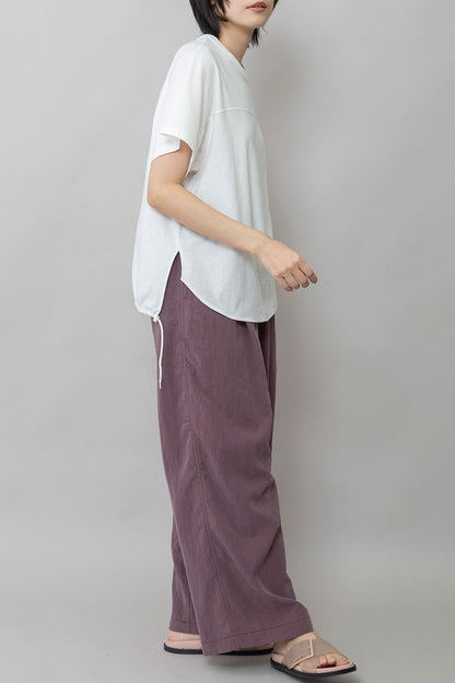 Munich ブークレーライトジャージドローストリングヘムトップス【MN261U17】