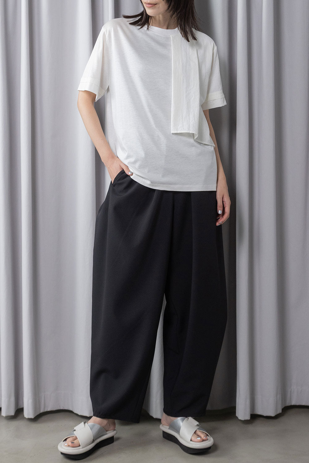 MARECHAL TERRE コンビネーションデザインTシャツ【ZMT262CT138】