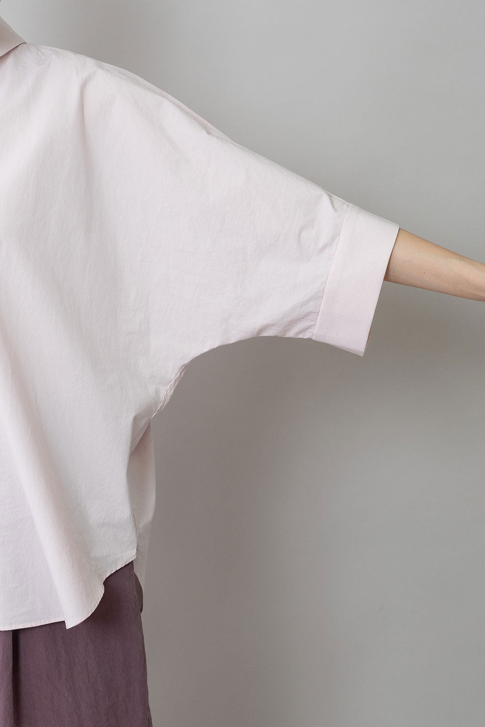 Munich オーガニックコットンタイプライターハーフスリーブシャツ【MN261T44】