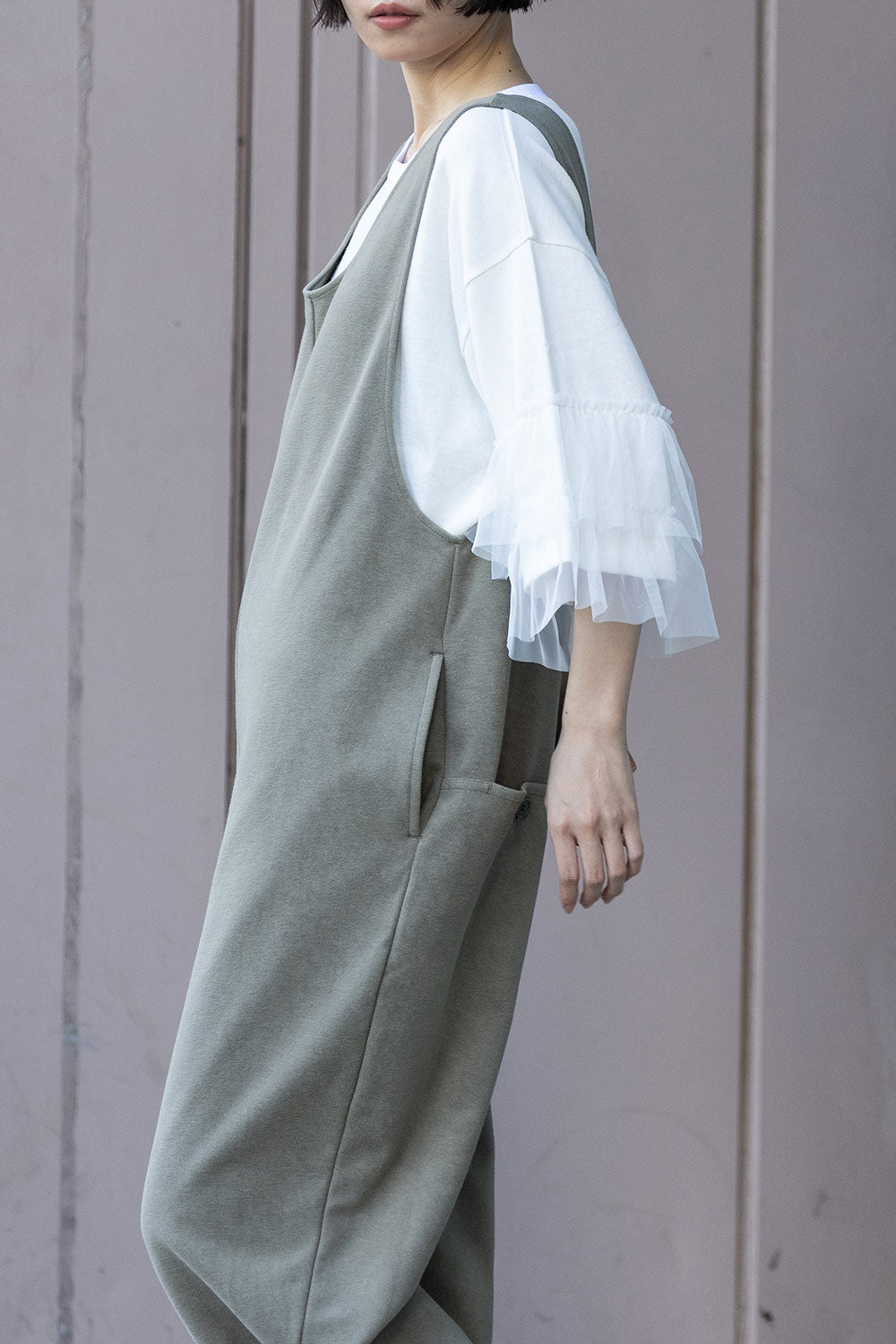 Munich オーガニックコットンパイルコンビネゾン【MN261N05】