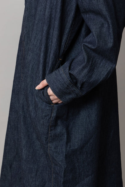 Munich 6ozスラブデニムシャツワンピース【MN261N10】