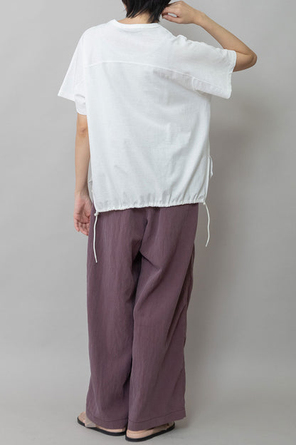 Munich ブークレーライトジャージドローストリングヘムトップス【MN261U17】