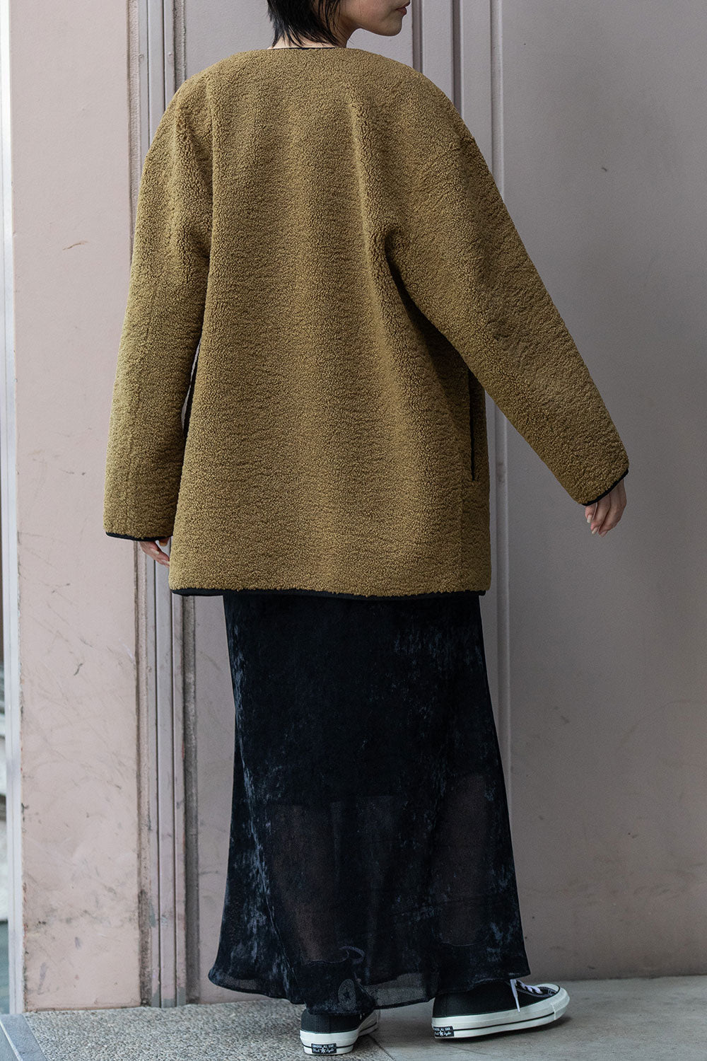 Munich シープボアムートンライダースコート【MN252C53】