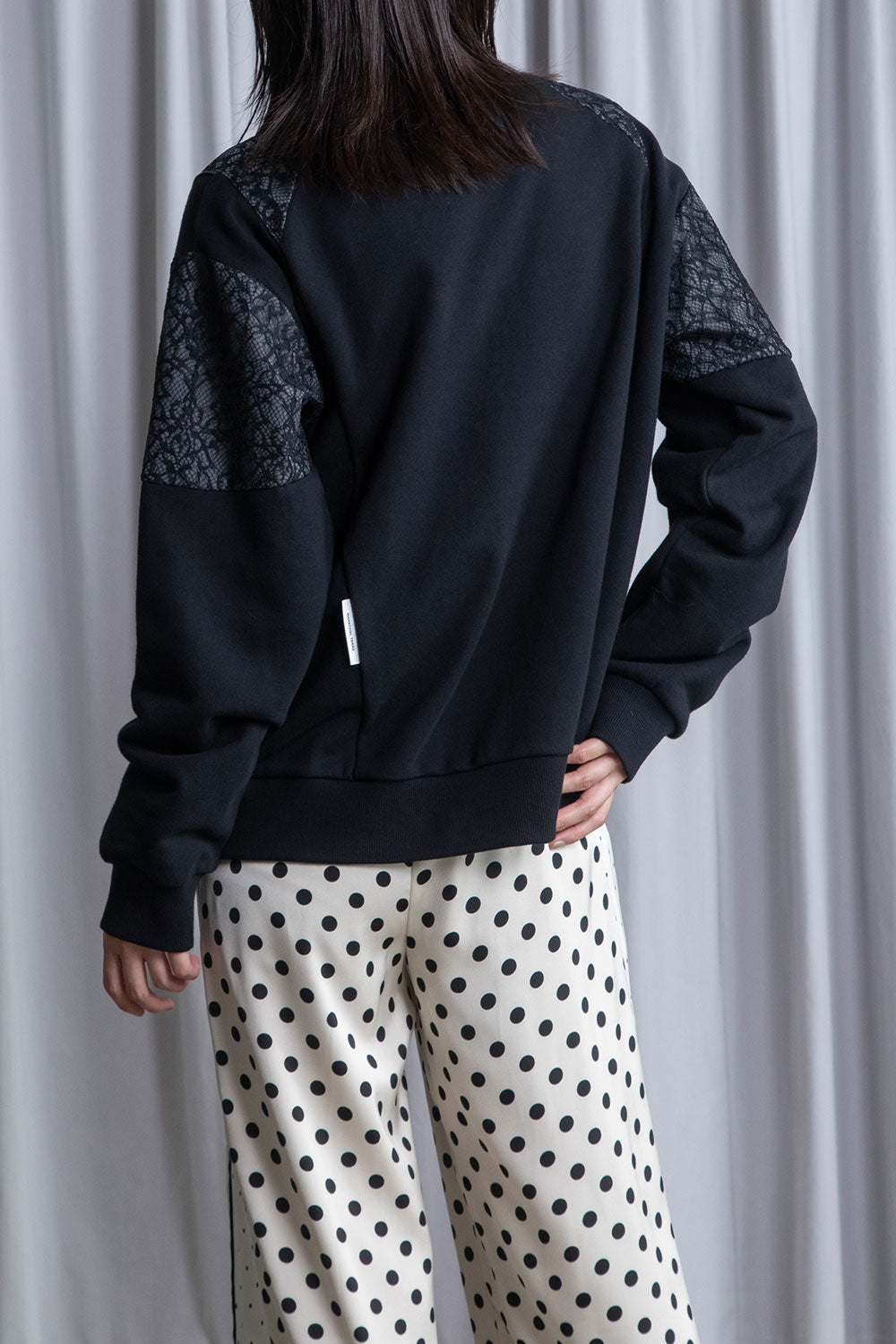 MARECHAL TERRE レース切替えスウェットトップス【ZMT261CT759】