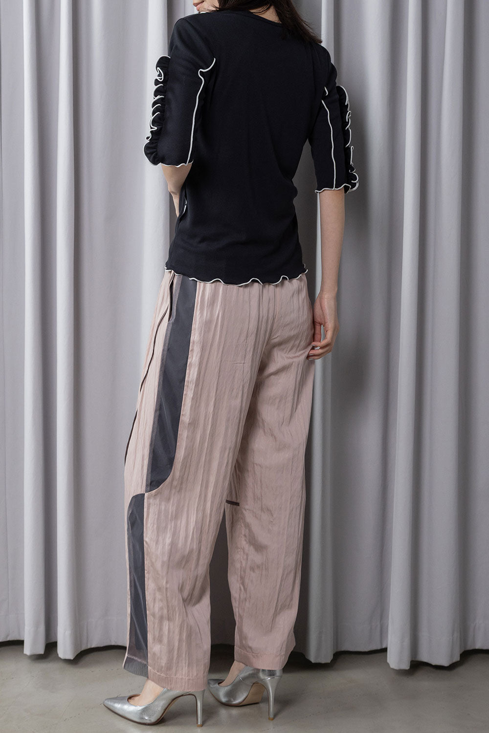 MARECHAL TERRE ラッフル袖インナートップス【ZMT262CT112】