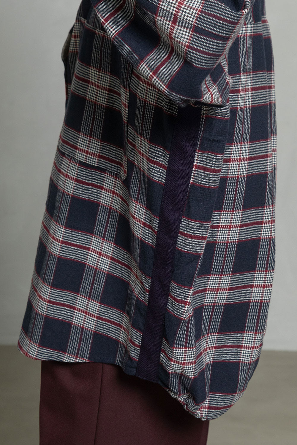 MARECHAL TERRE チェックロングシャツ【ZMT255BL508】