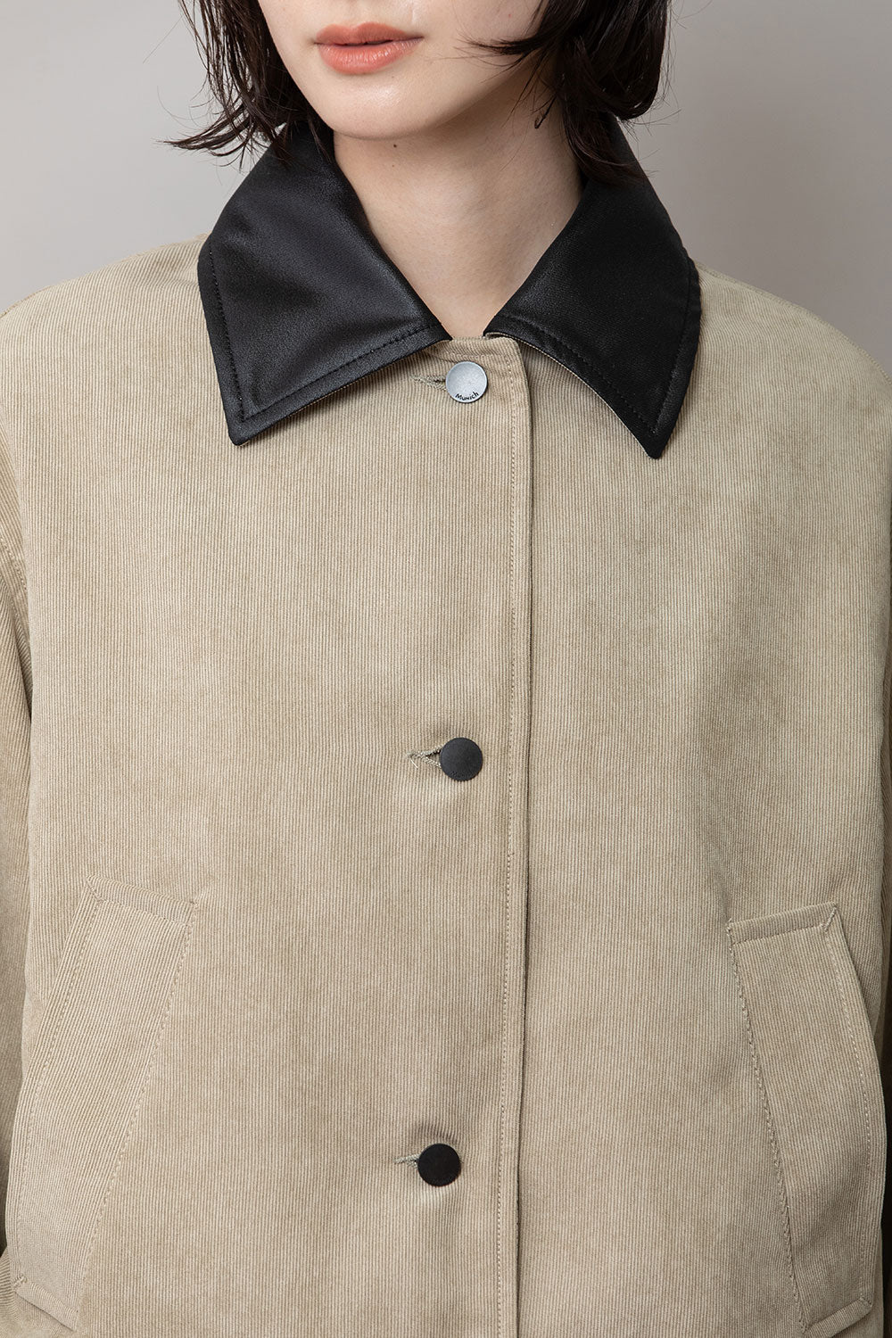 Munich ナノコーデュロイ＆デニム×Octaショートカバーオール【MN252B66】