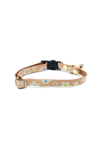 NICE DIGS POSIE LEATHER CAT COLLAR