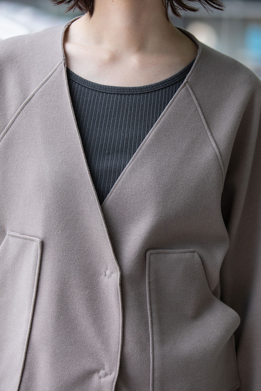 Munich ウールライクフリースショートジャケット【MN252B69】