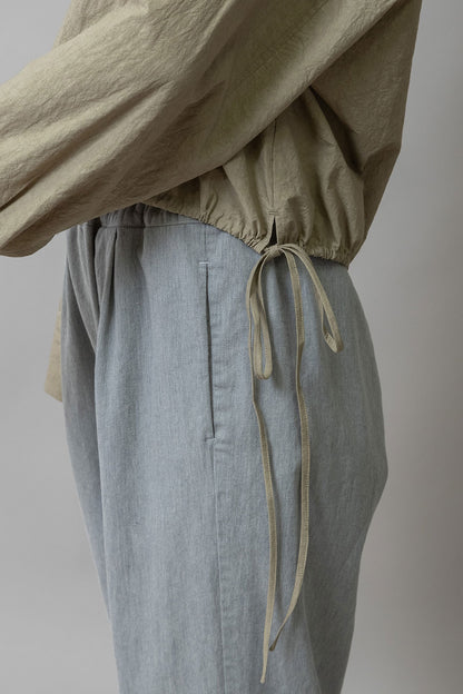 Munich コットンリネンタイプライタークロップドシャツ【MN261T26】