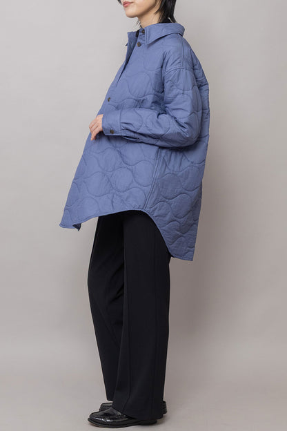 Munich ヴィンテージシアーナイロン ライトパファーシャツ【MN262B47】