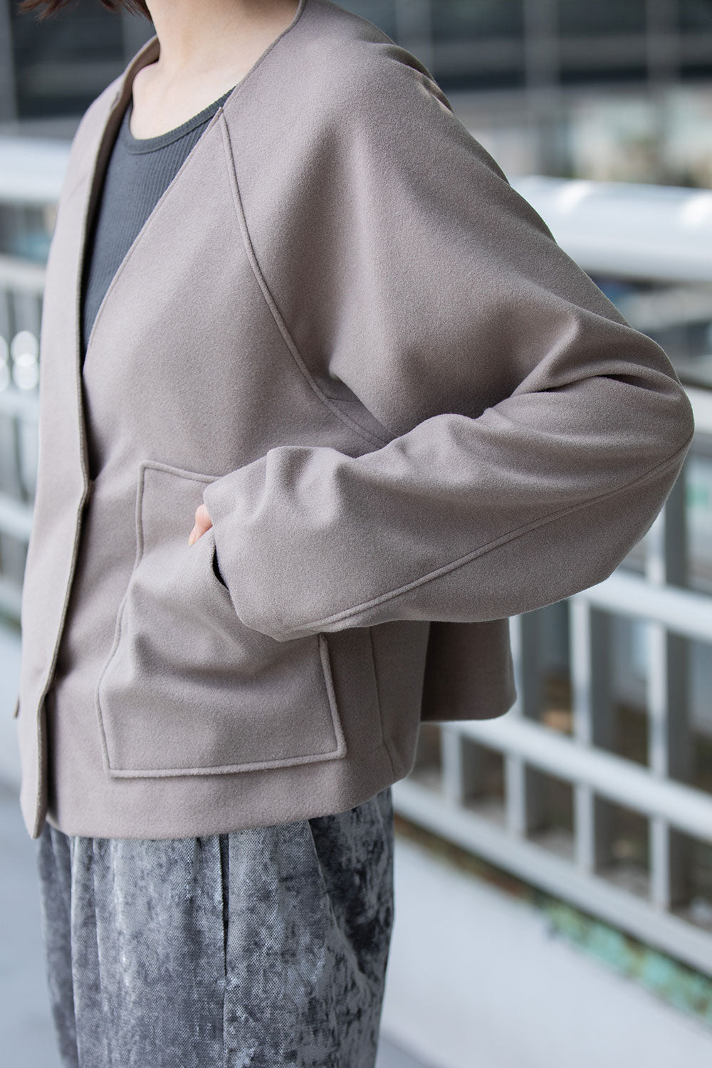 Munich ウールライクフリースショートジャケット【MN252B69】