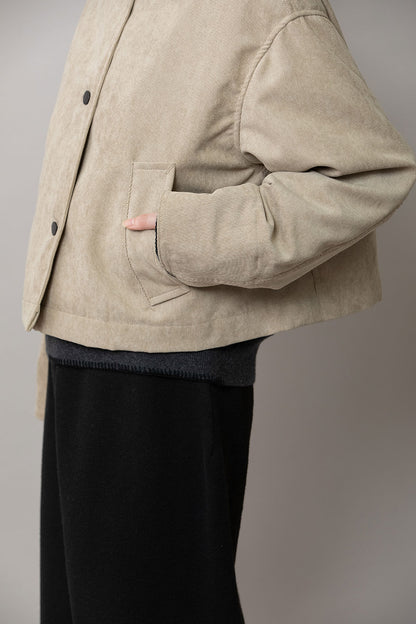 Munich ナノコーデュロイ＆デニム×Octaショートカバーオール【MN252B66】