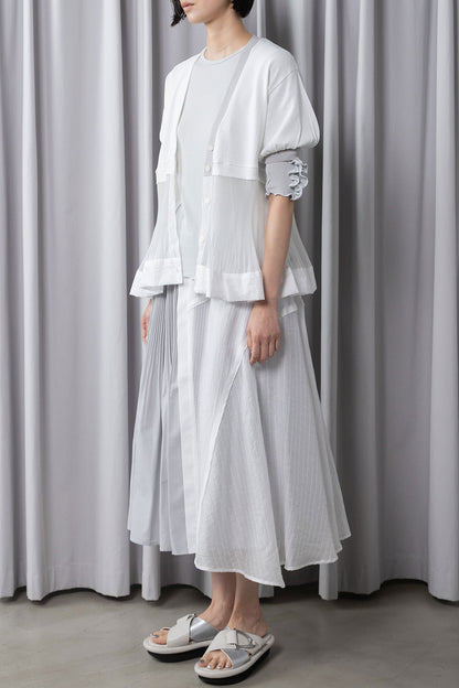 MARECHAL TERRE 裾プリーツニットカーディガン【ZMT262KN106】