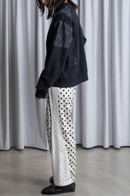 MARECHAL TERRE レース切替えスウェットトップス【ZMT261CT759】