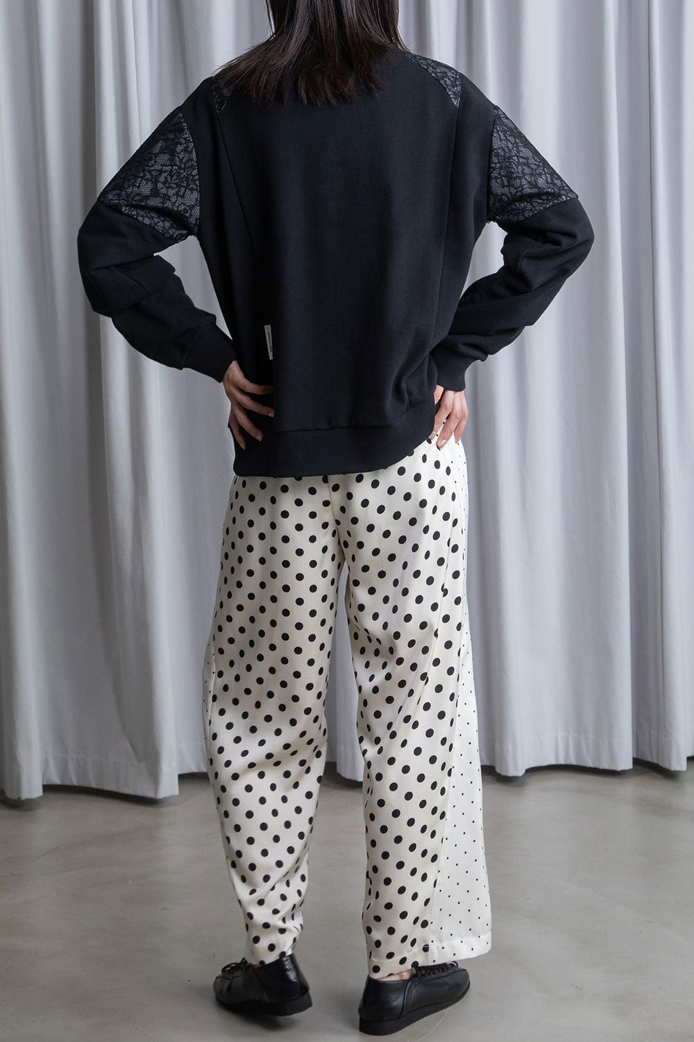 MARECHAL TERRE レース切替えスウェットトップス【ZMT261CT759】