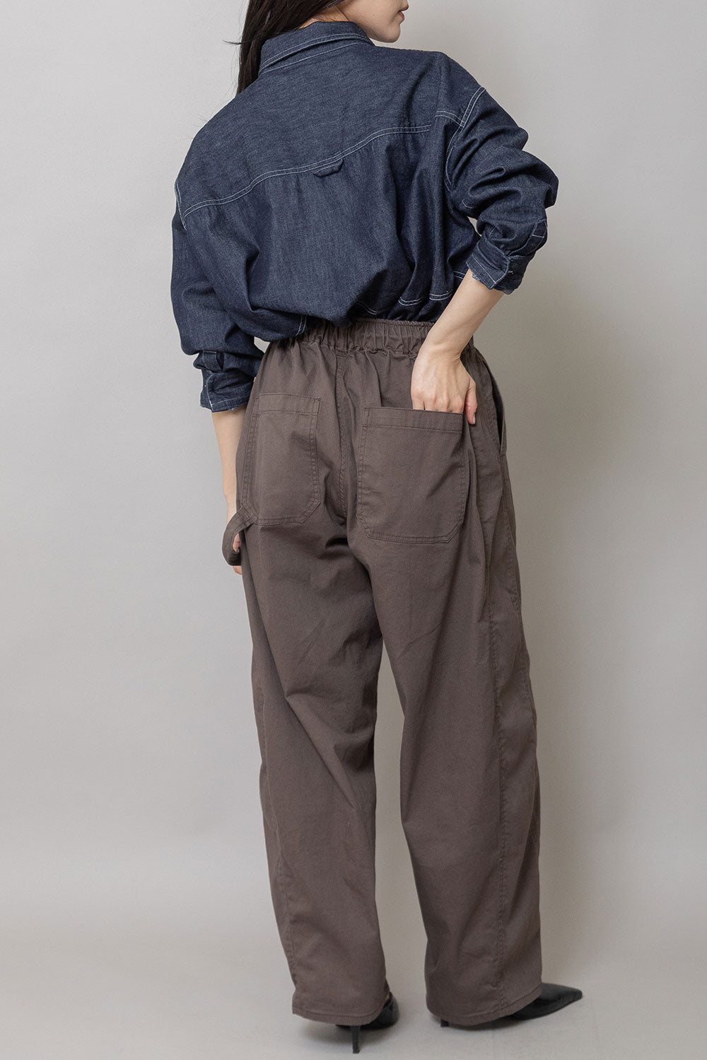 Munich 6ozスラブデニムバックコクーンシャツ【MN262T07】
