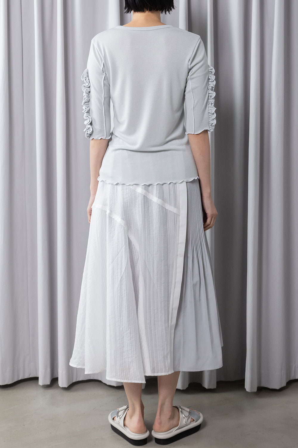 MARECHAL TERRE ラッフル袖インナートップス【ZMT262CT112】