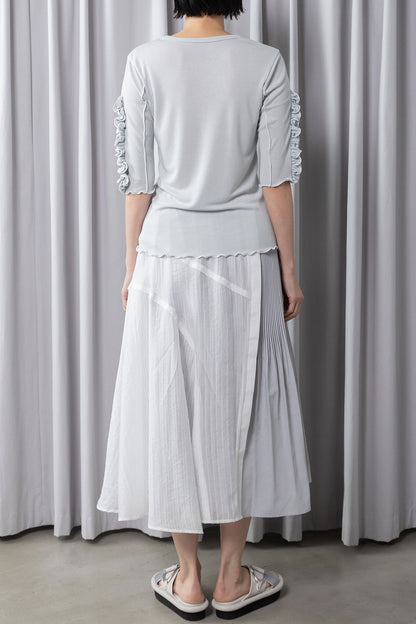 MARECHAL TERRE ラッフル袖インナートップス【ZMT262CT112】