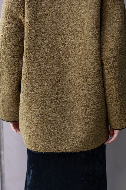 Munich シープボアムートンライダースコート【MN252C53】