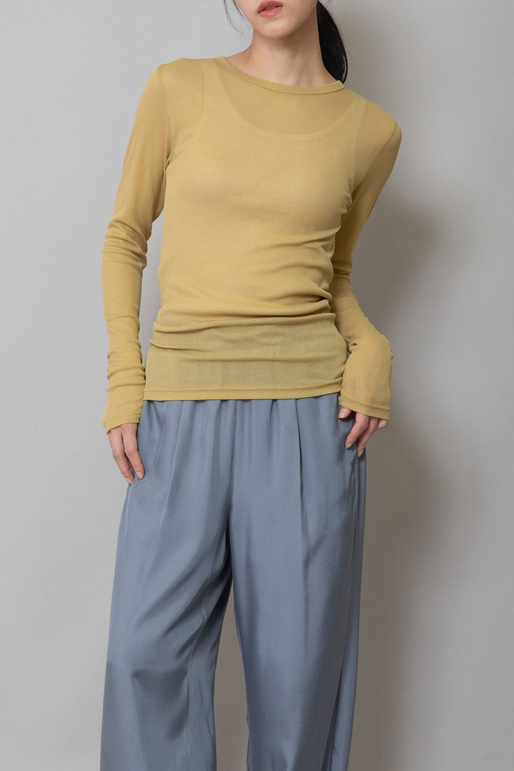 Munich シアークルーネックプルオーバー【MN251U13】