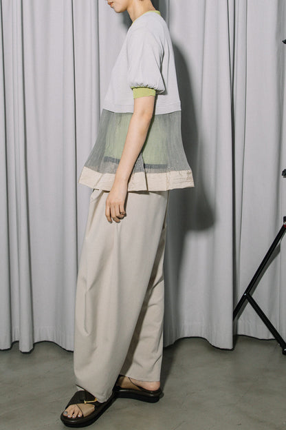 MARECHAL TERRE 裾プリーツニットカーディガン【ZMT262KN106】