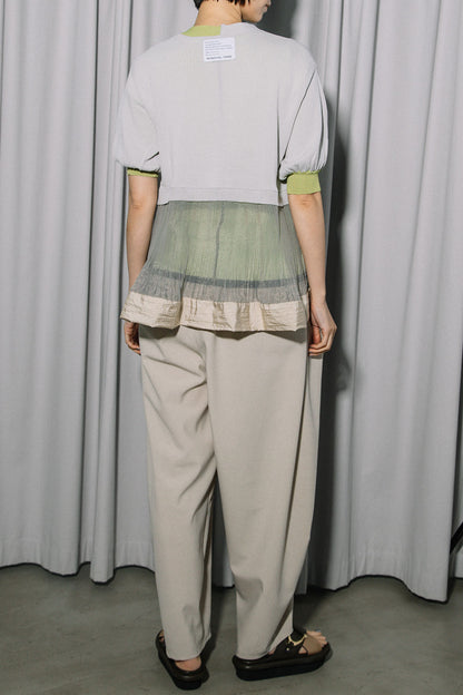 MARECHAL TERRE 裾プリーツニットカーディガン【ZMT262KN106】