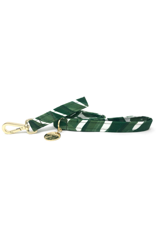 NICE DIGS MONSTERA PRINTED DOG LEASH