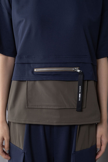MARECHAL TERRE ラッシュガードポケットTシャツ【ZMT262CT132】