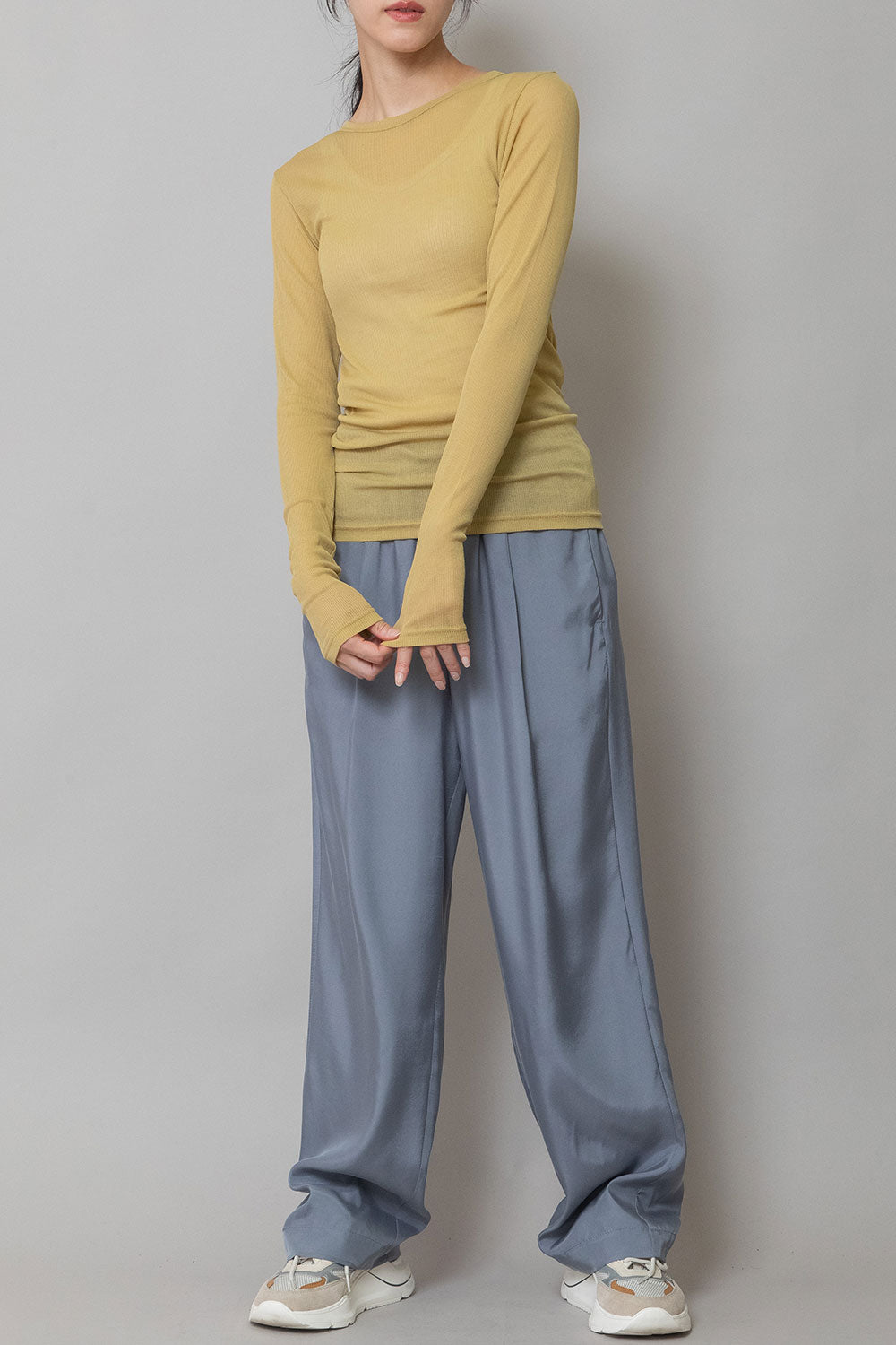 Munich シアークルーネックプルオーバー【MN251U13】