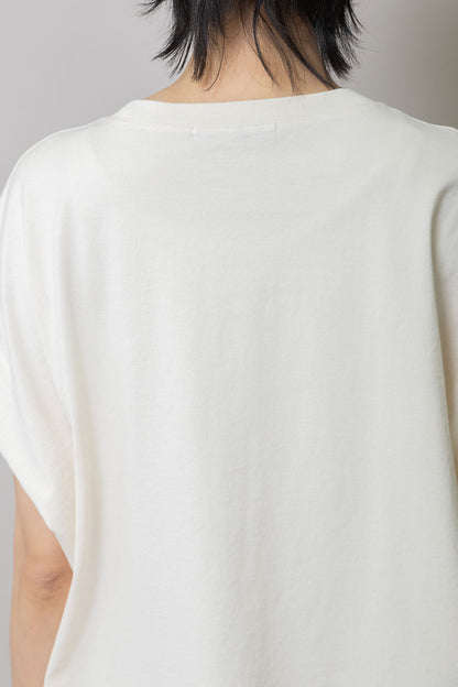 Munich "The Plum"ロゴプリントタックスリーブTシャツ【MN261U34】